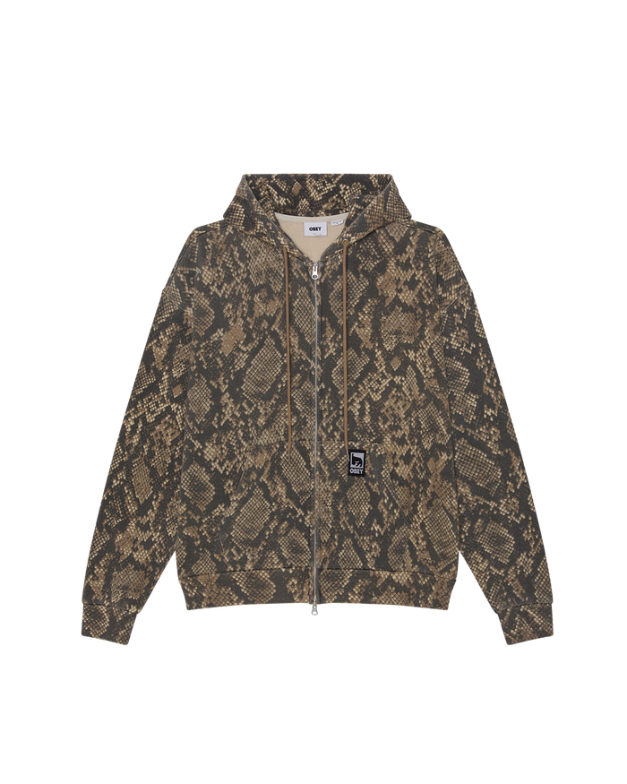 POST ZIP HOOD - DUSTY VINTAGE RATTLE SNAKE