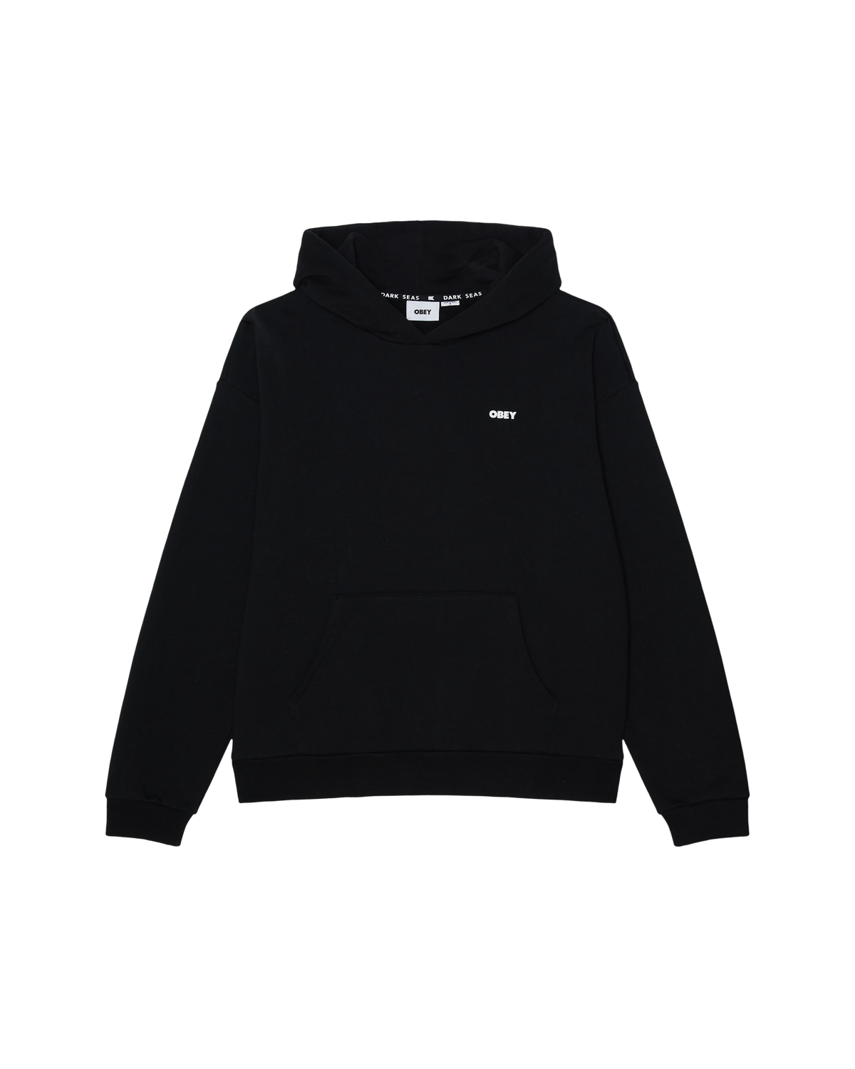 BOLD ICON EXTRA HEAVY PULLOVER - BLACK