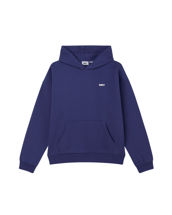 BOLD ICON EXTRA HEAVY HOOD - SKIPPER BLUE