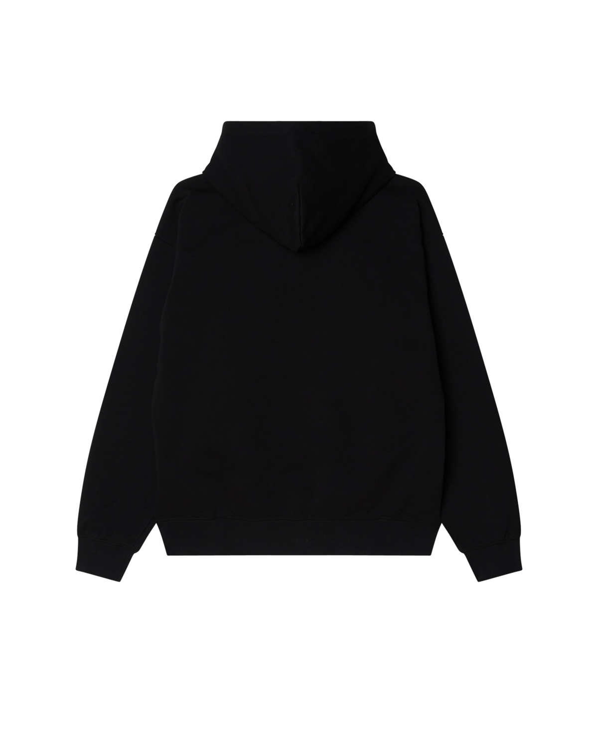 SCRIBBLE PULLOVER HOOD - BLACK