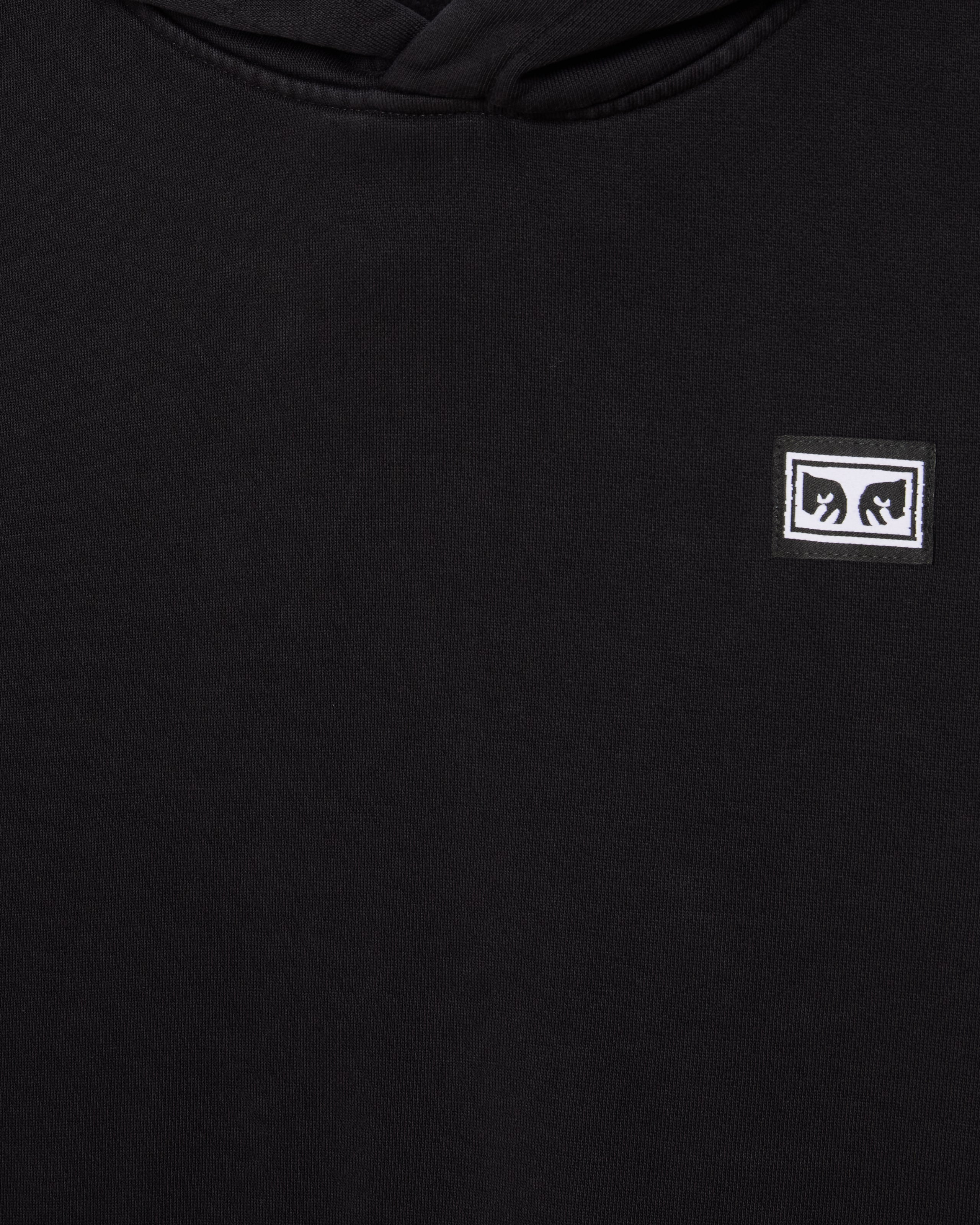 HEAD JAZZ FADED HOOD - DIGITAL BLACK FADED WASH