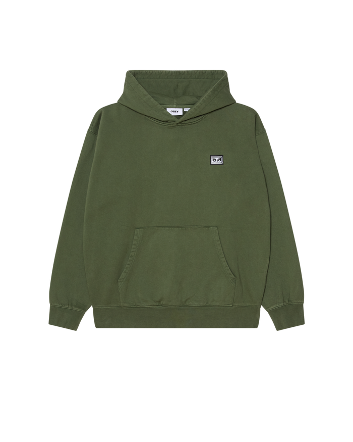 HEAD JAZZ FADED HOOD - KOMBU GREEN FADED WASH