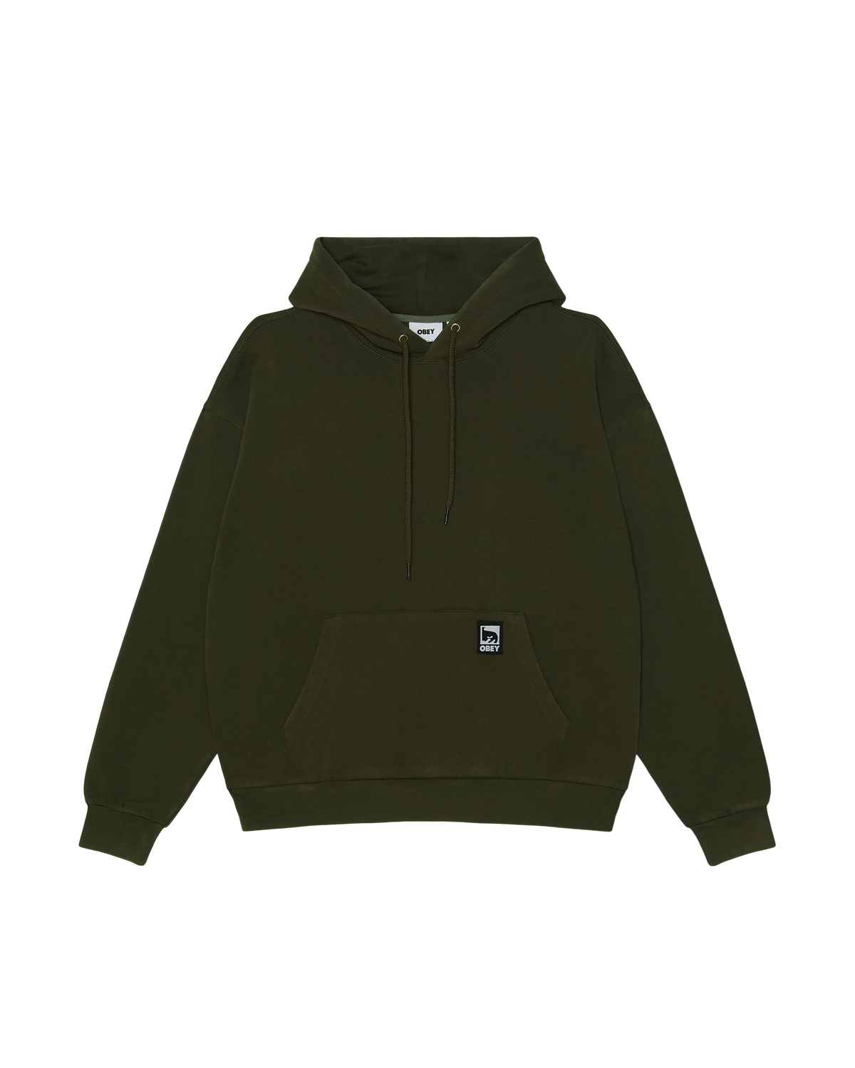 OBEY POST PULLOVER - DUSTY BLACK OLIVE
