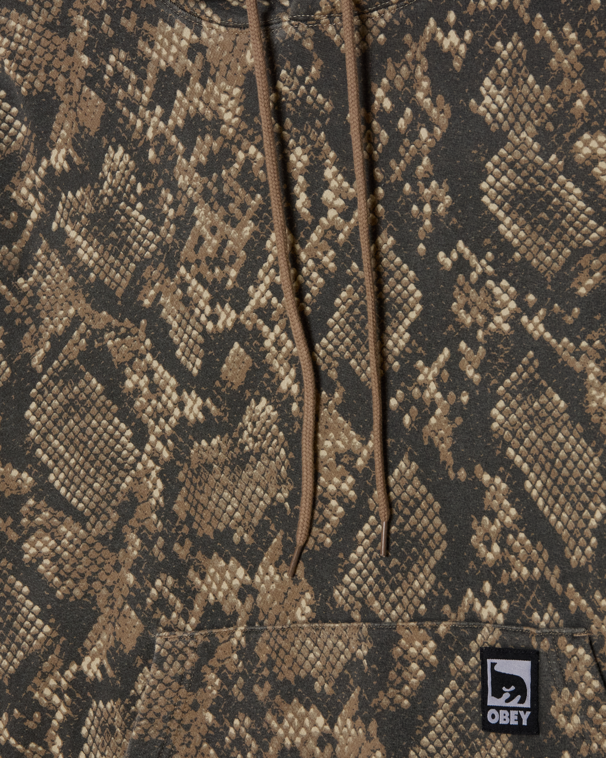 OBEY POST PULLOVER - DUSTY VINTAGE RATTLE SNAKE