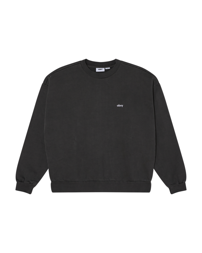 LOWERCASE PIGMENT CREWNECK - PIGMENT DIGITAL BLACK