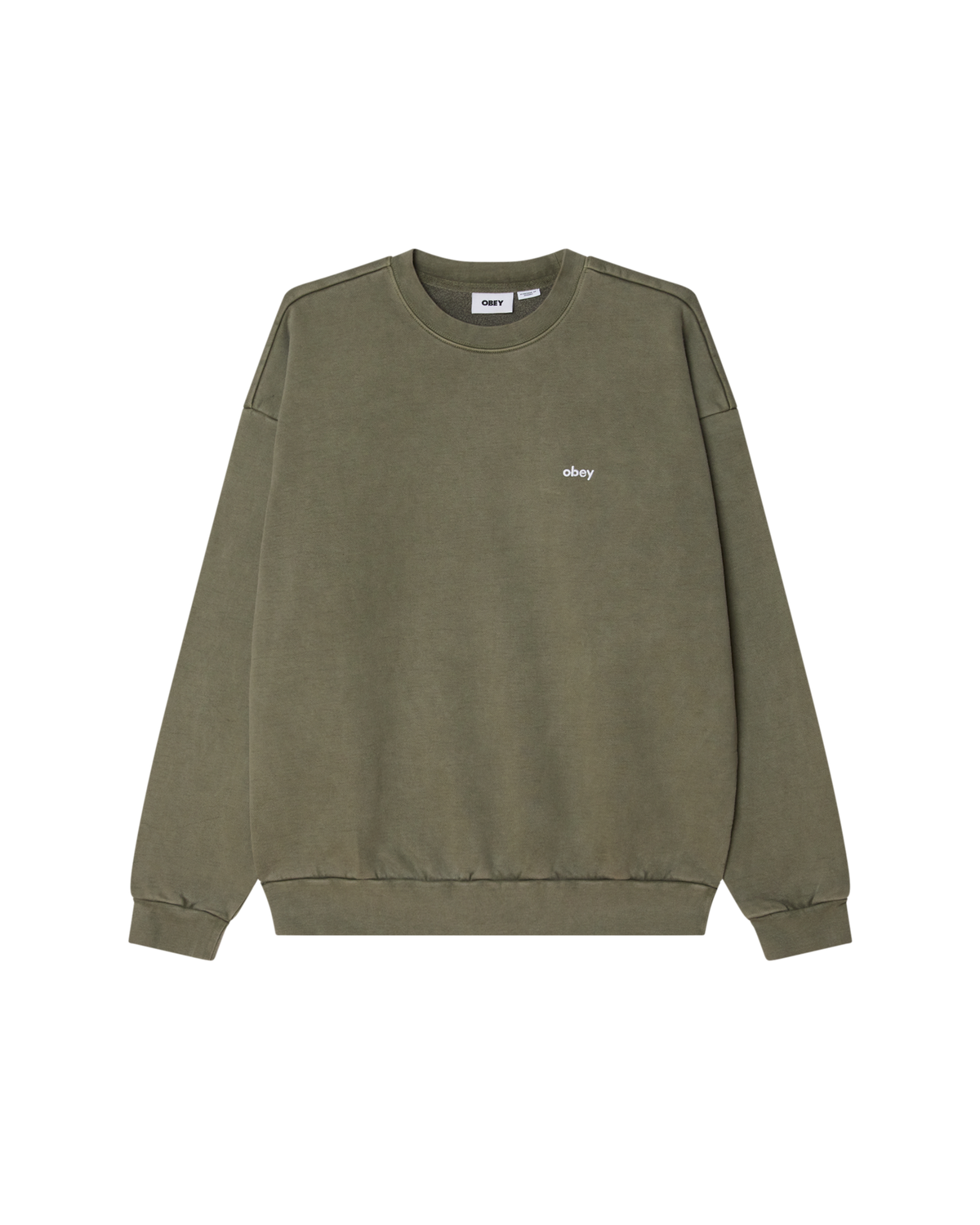 LOWERCASE PIGMENT CREW - PIGMENT DEEP LICHEN GREEN