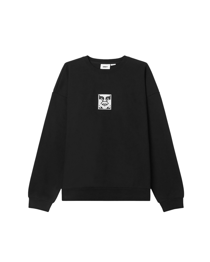 OBEY ICON II CREWNECK - BLACK