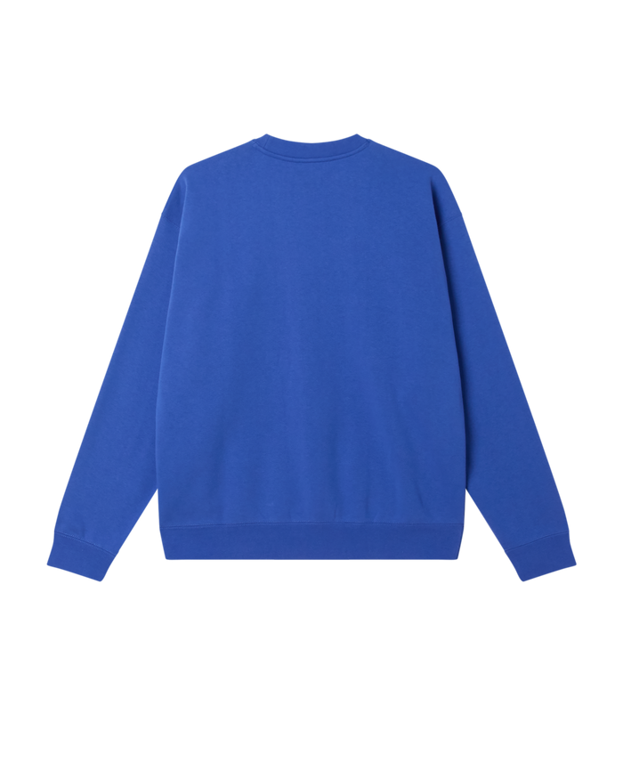 EST. WORKS BOLD CREWNECK II - ELECTRIC INDIGO