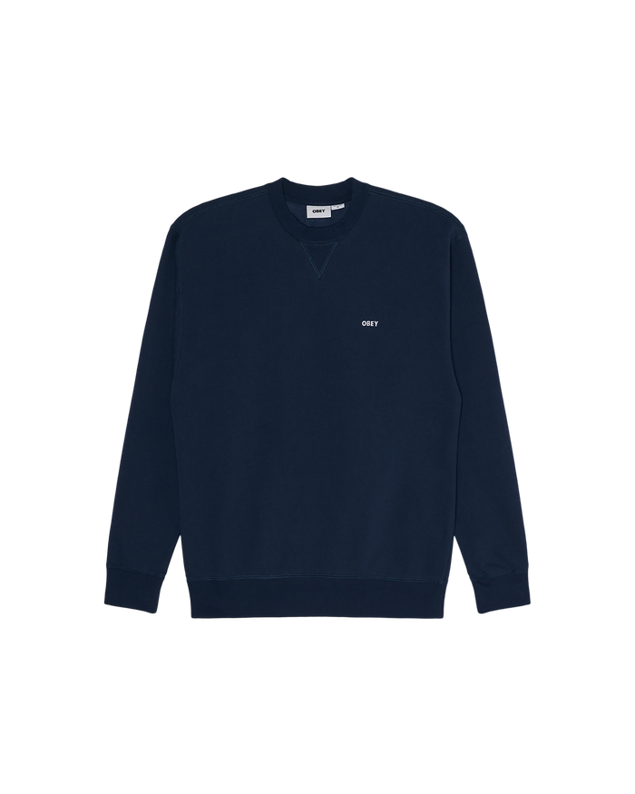 ESTABLISHED WORKS BOLD CREWNECK II - PIGMENT BLUE