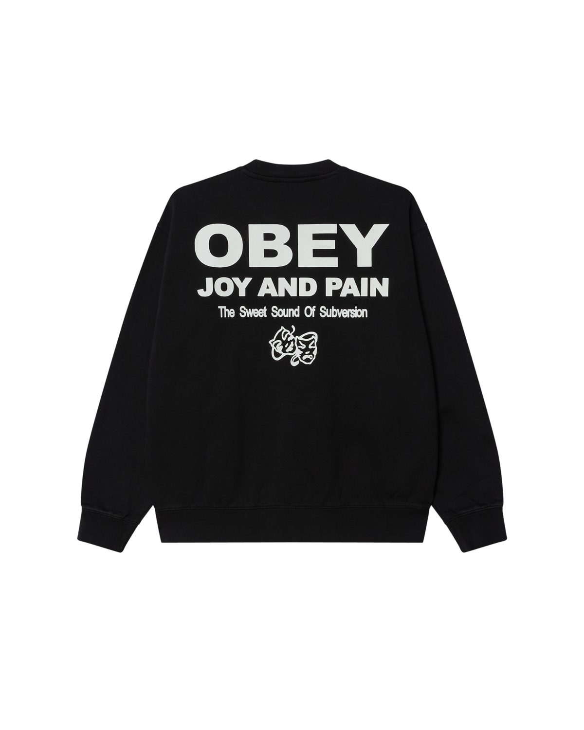 JOY FADED CREWNECK - DIGITAL BLACK FADED WASH