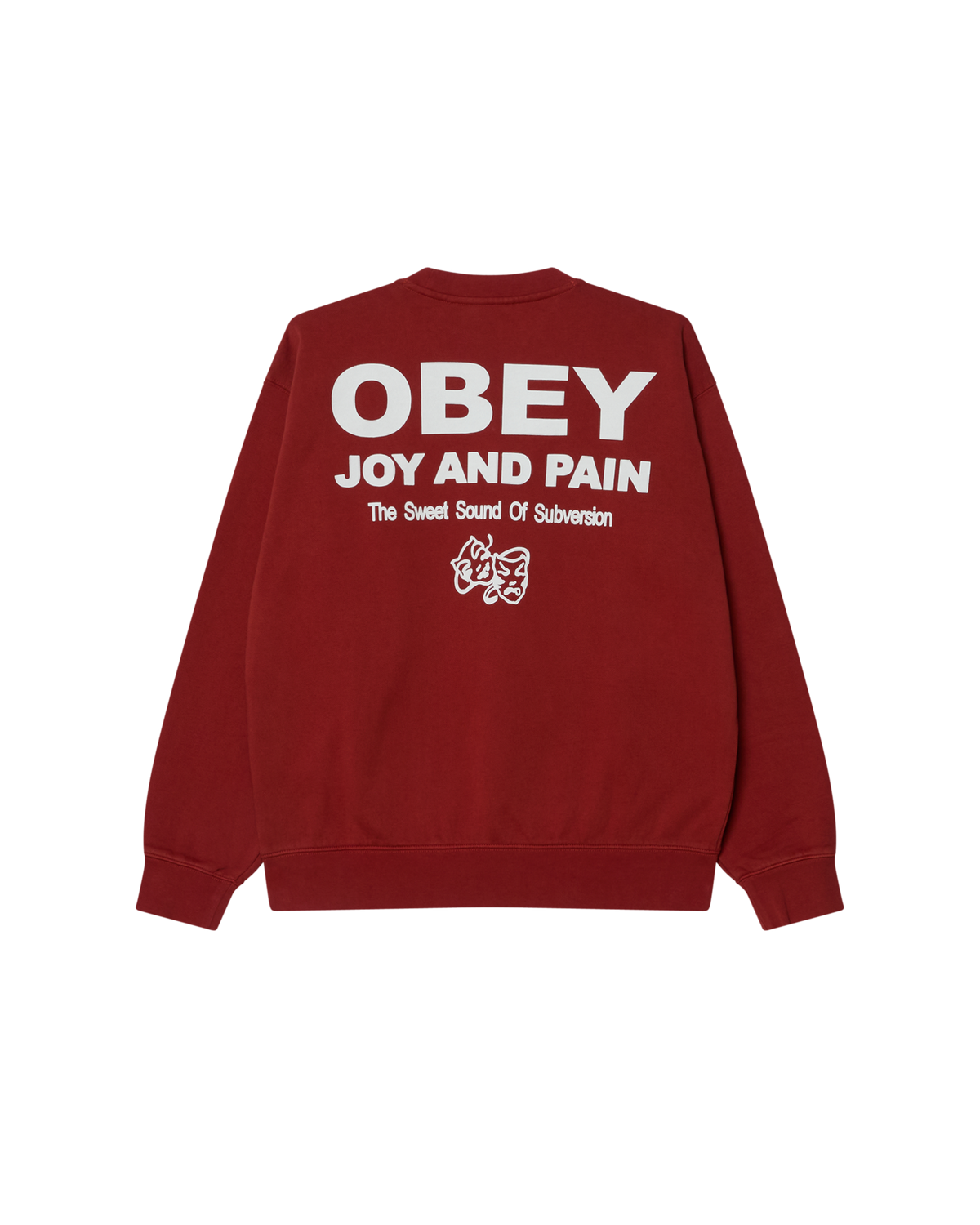 JOY FADED CREWNECK - RED ORCHE FADED WASH
