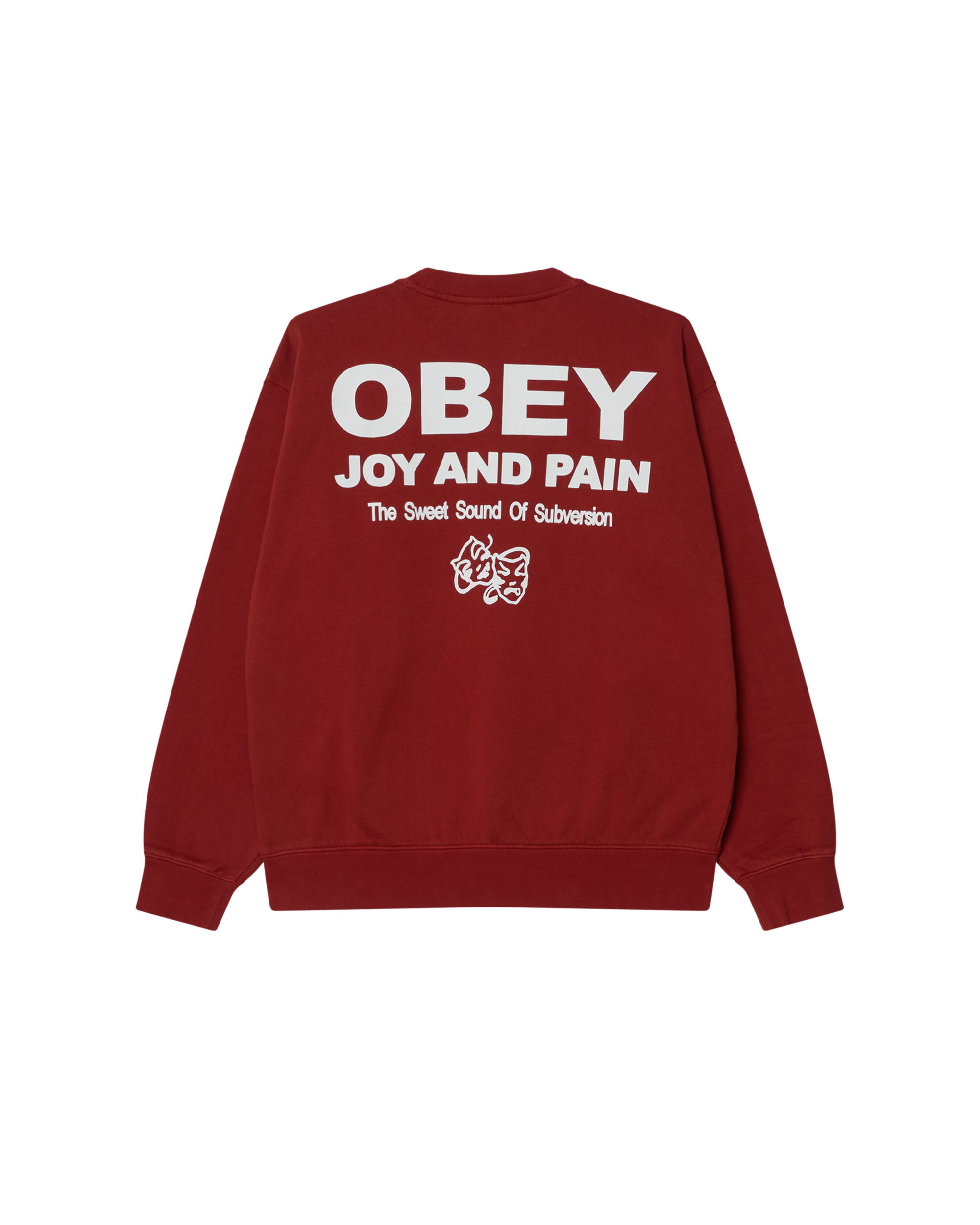 JOY FADED CREWNECK - RED ORCHE FADED WASH
