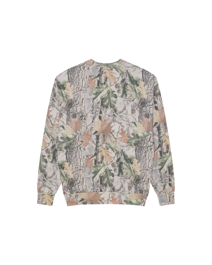 POST CREWNECK - DUSTY VINTAGE WOOD CAMO
