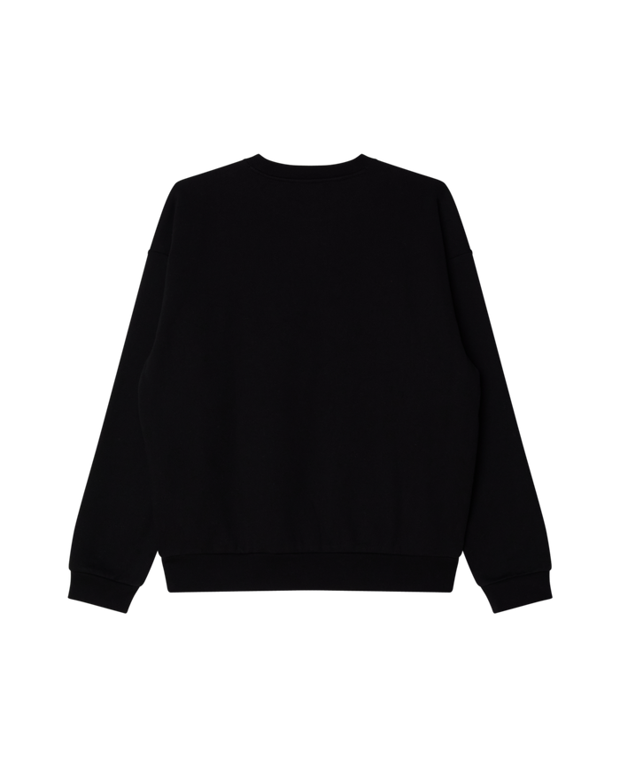 STUDIOS STAMP EXTRA HEAVY CREW - BLACK