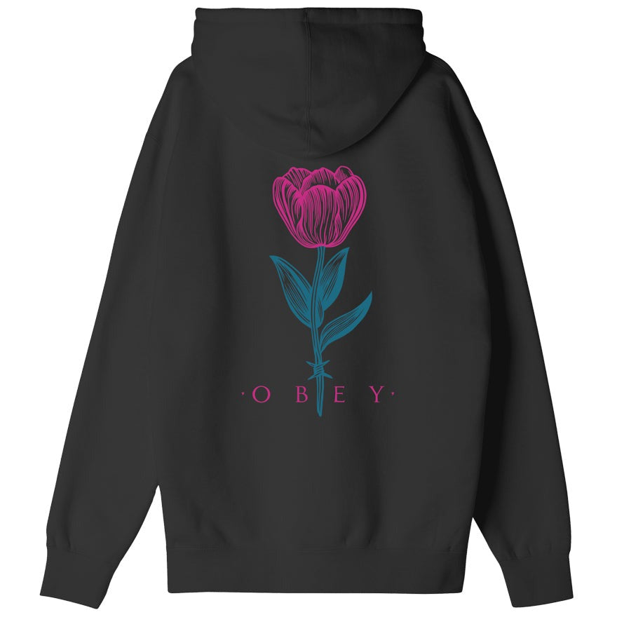 Obey spider rose on sale hoodie