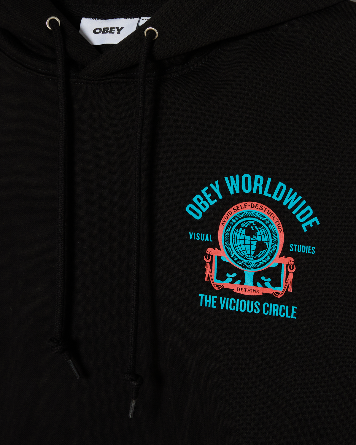 VICIOUS CIRCLE PULLOVER - BLACK