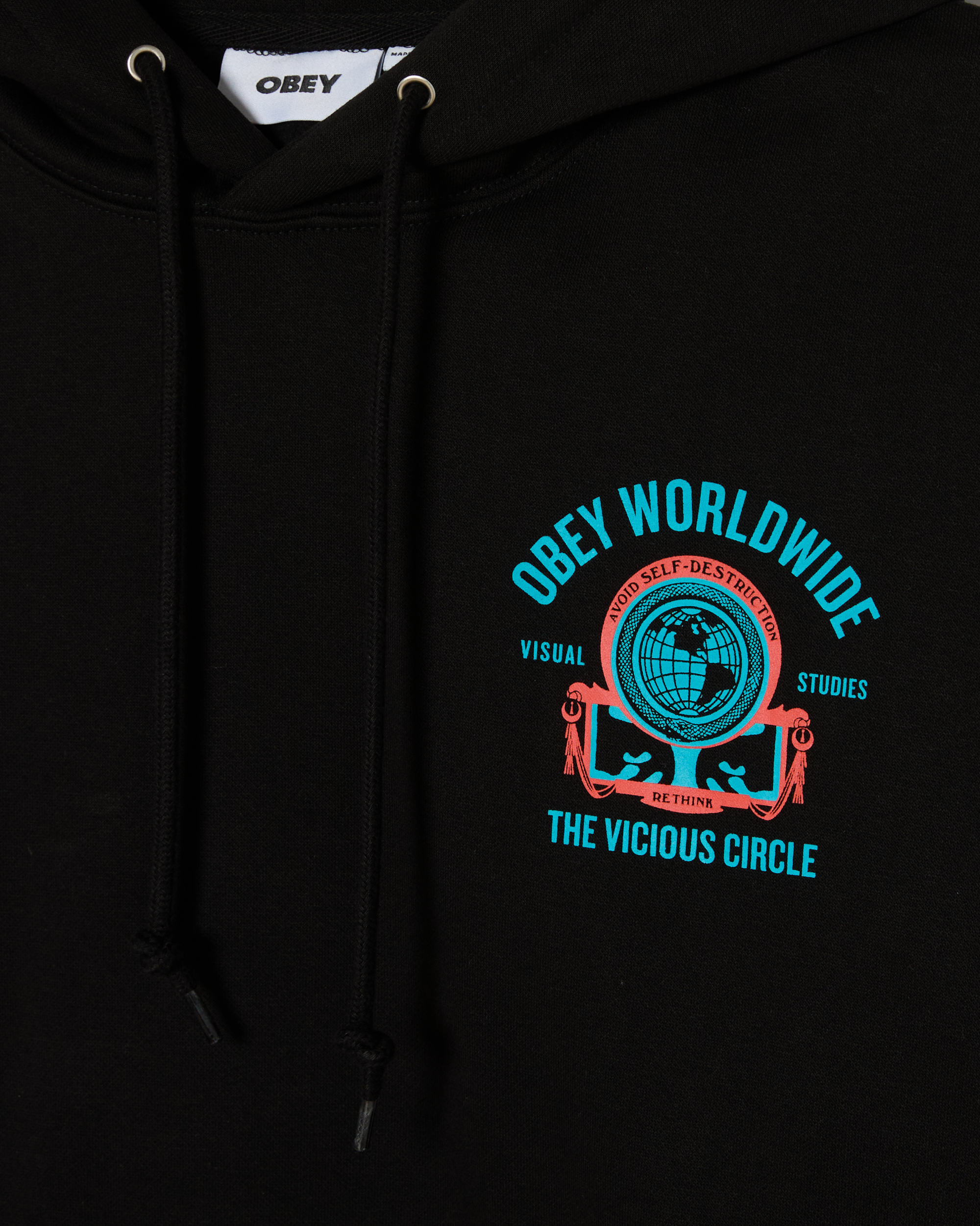 VICIOUS CIRCLE PULLOVER - BLACK