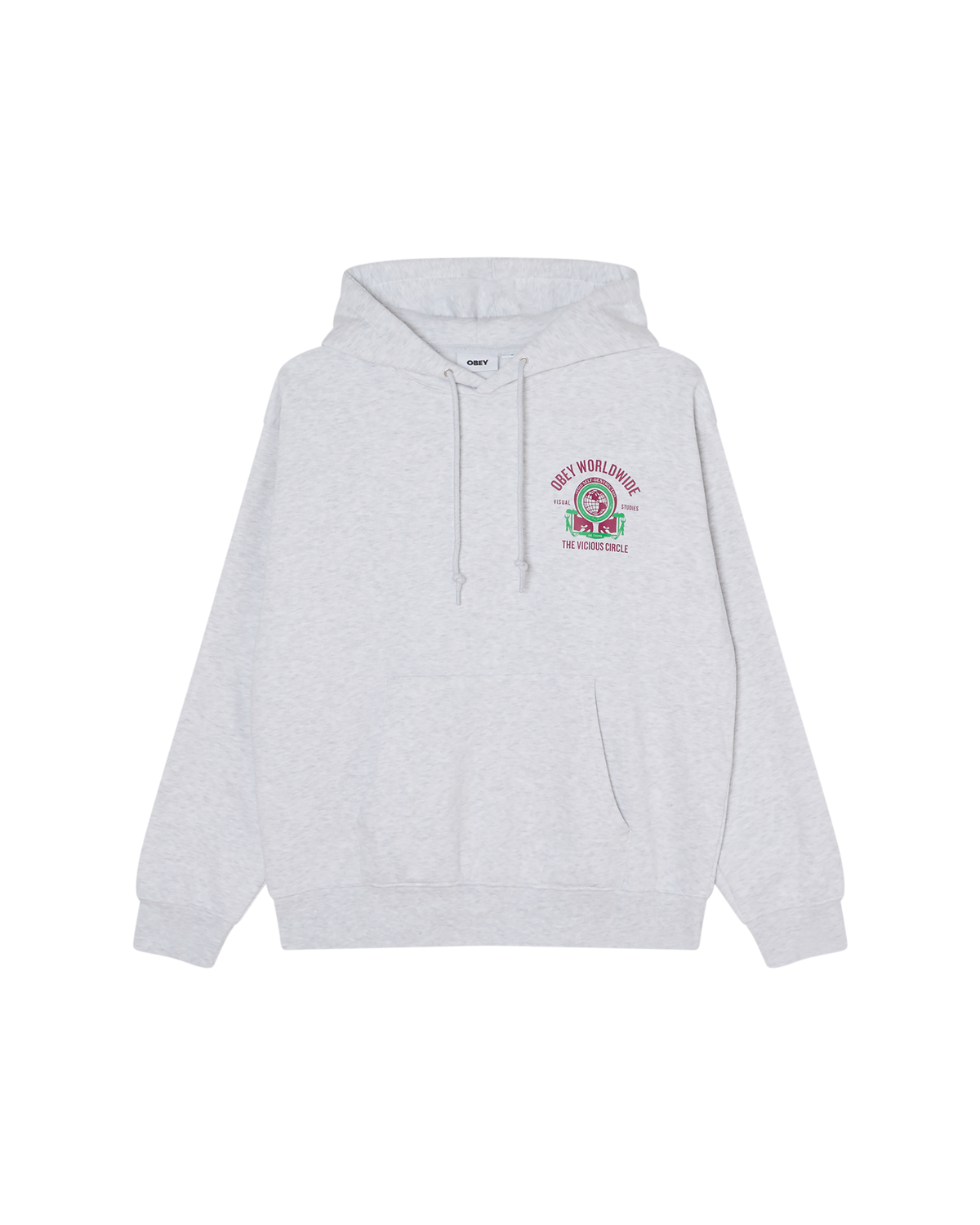VICIOUS CIRCLE PULLOVER - HEATHER GREY