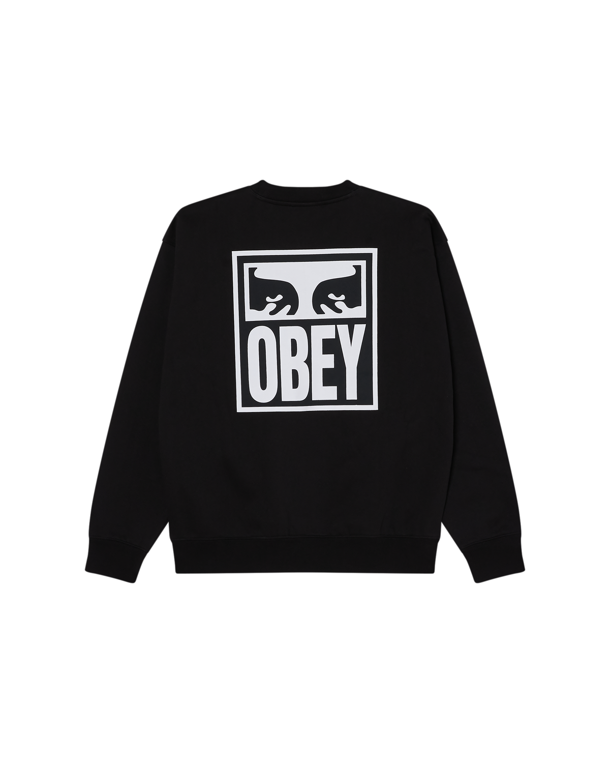 OBEY EYES ICON CREWNECK - BLACK