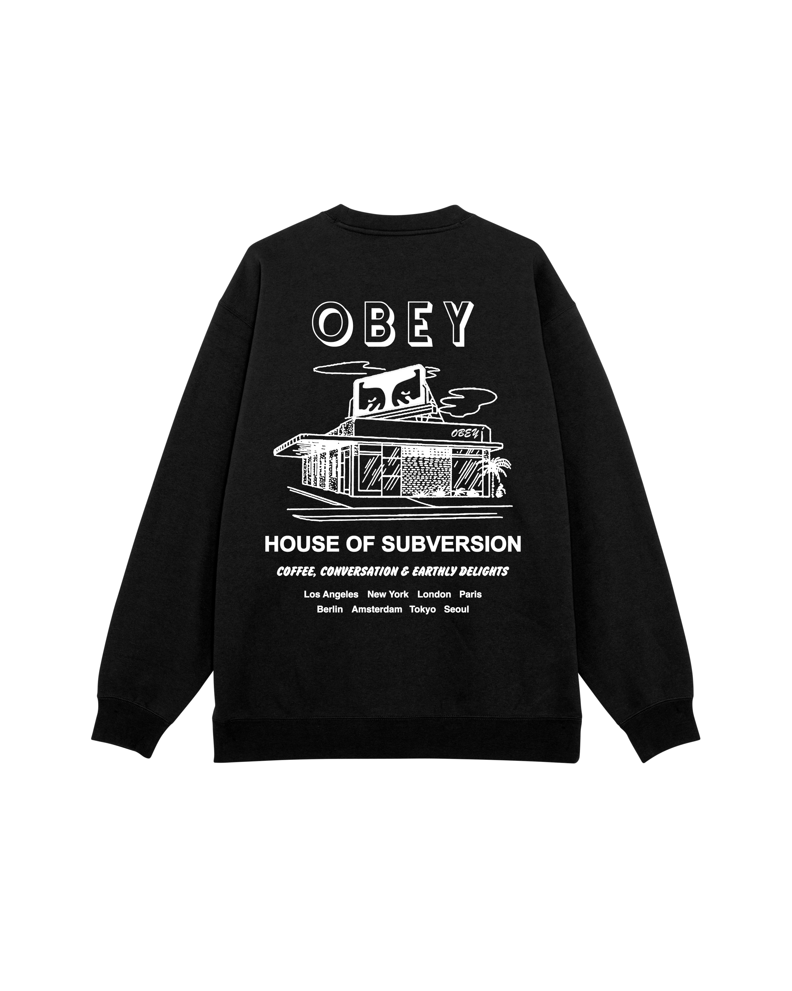 HOUSE OF SUBVERSION PREMIUM CREWNECK - BLACK
