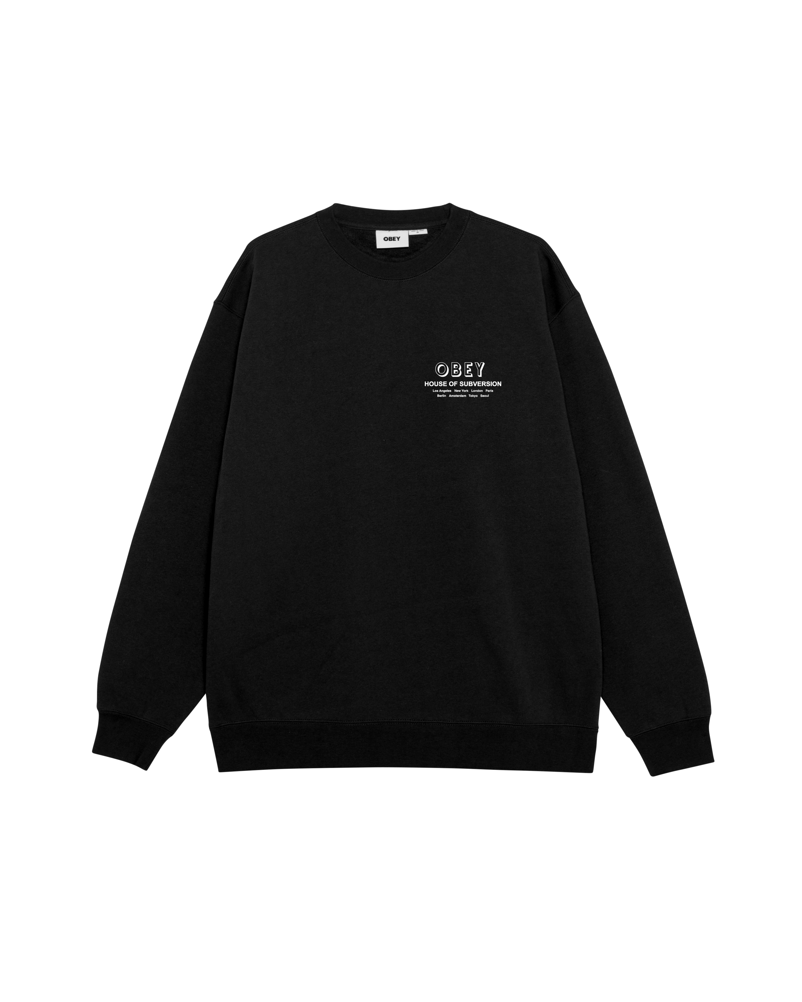 HOUSE OF SUBVERSION PREMIUM CREWNECK - BLACK