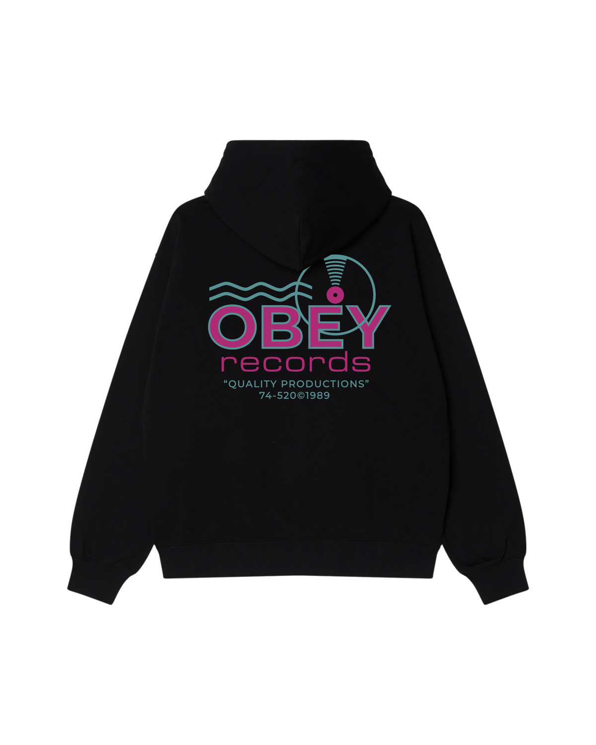 OBEY RECORDS SOUND WAVES PULLOVER