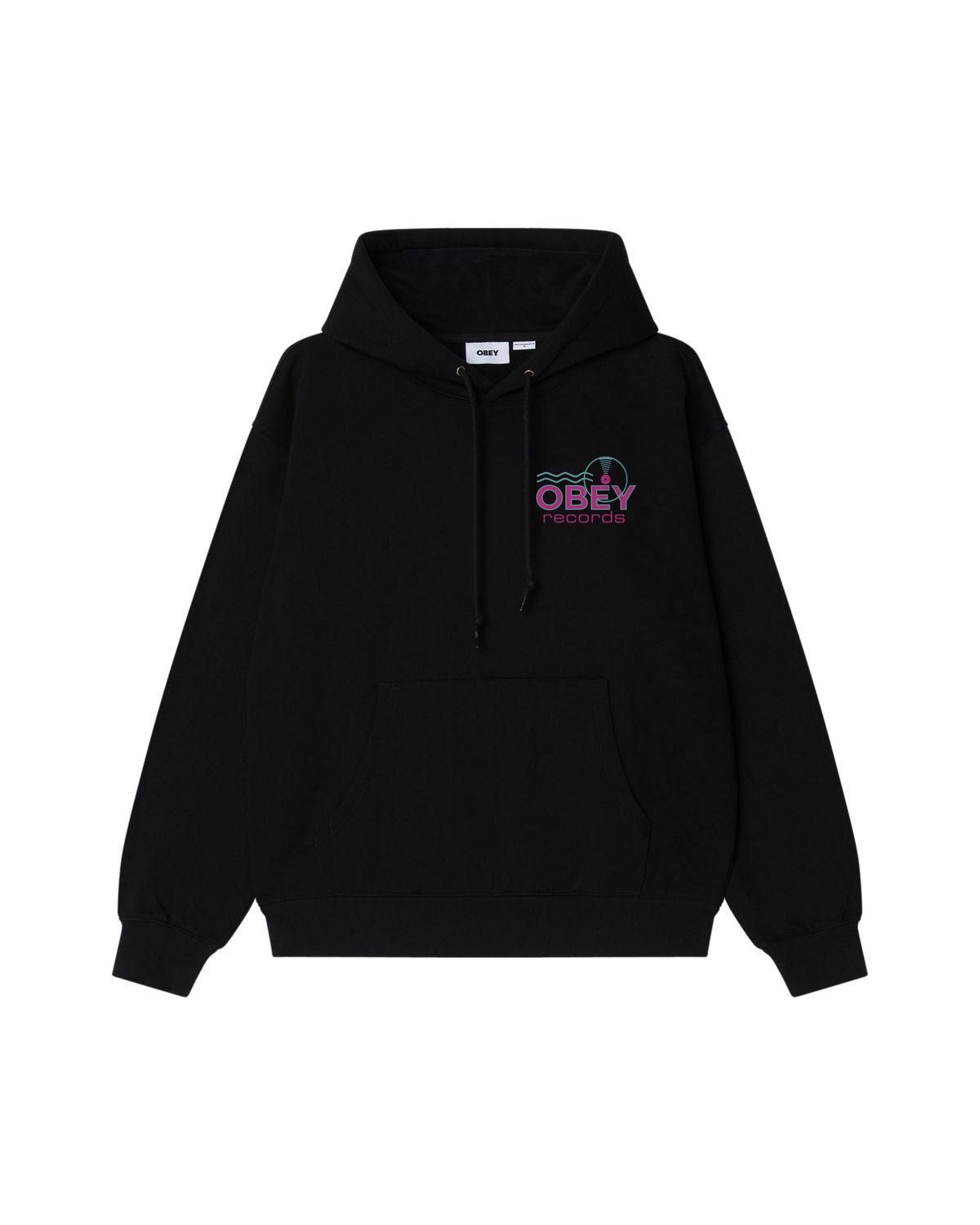 OBEY RECORDS SOUND WAVES PULLOVER