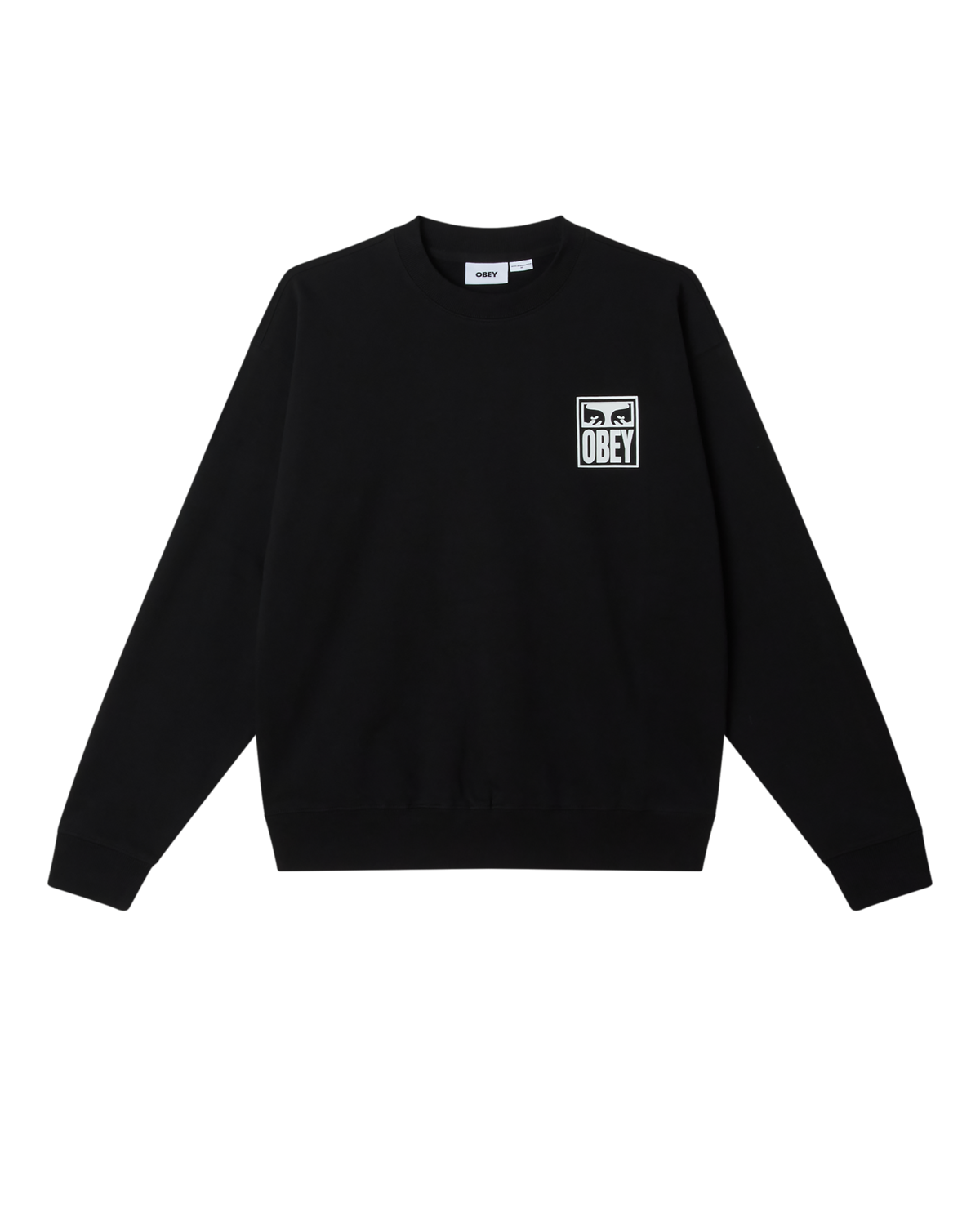 OBEY EYES ICON II CREWNECK - BLACK