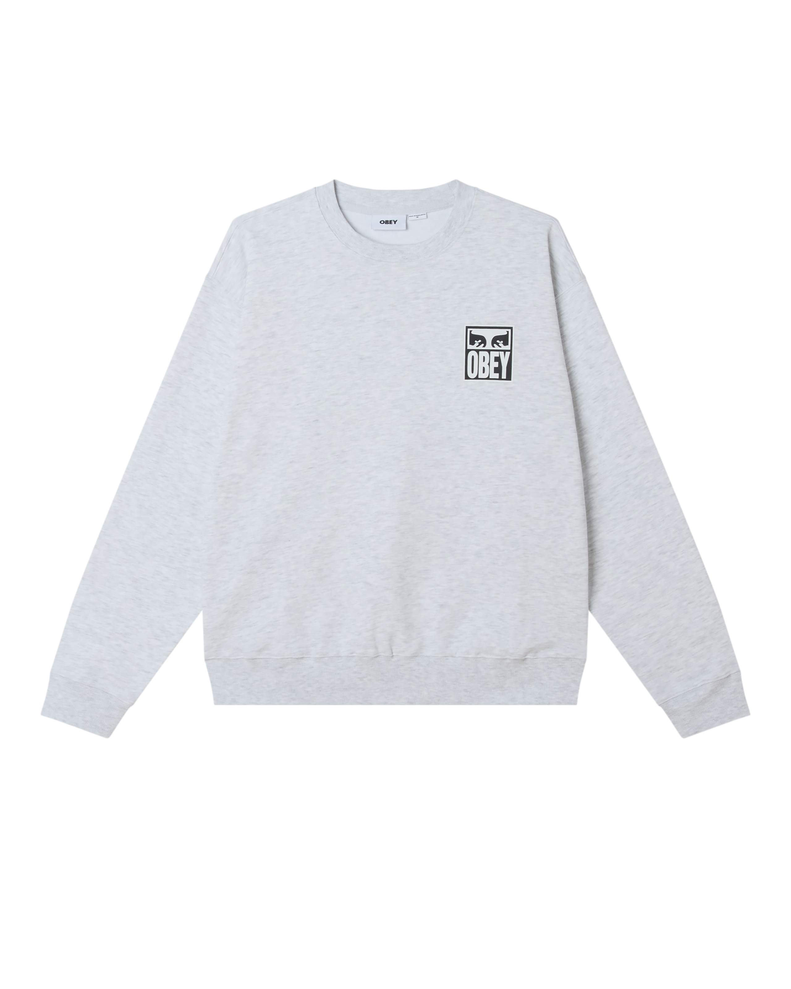 OBEY EYES ICON II CREWNECK - HEATHER GREY
