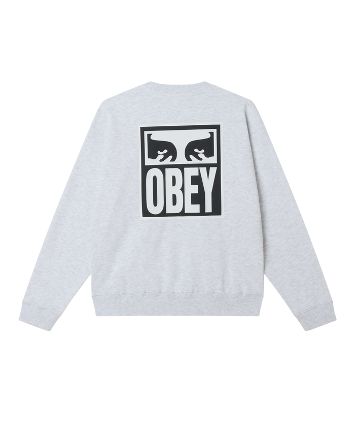 OBEY EYES ICON II CREWNECK - HEATHER GREY