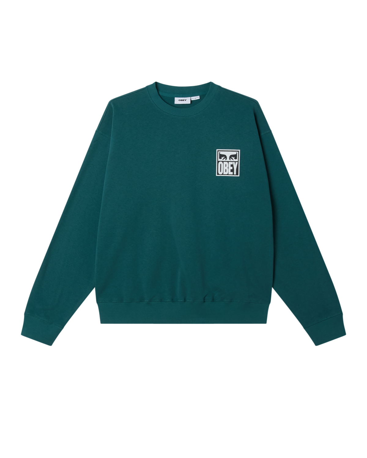 OBEY EYES ICON II CREWNECK - MEDITERRANEA