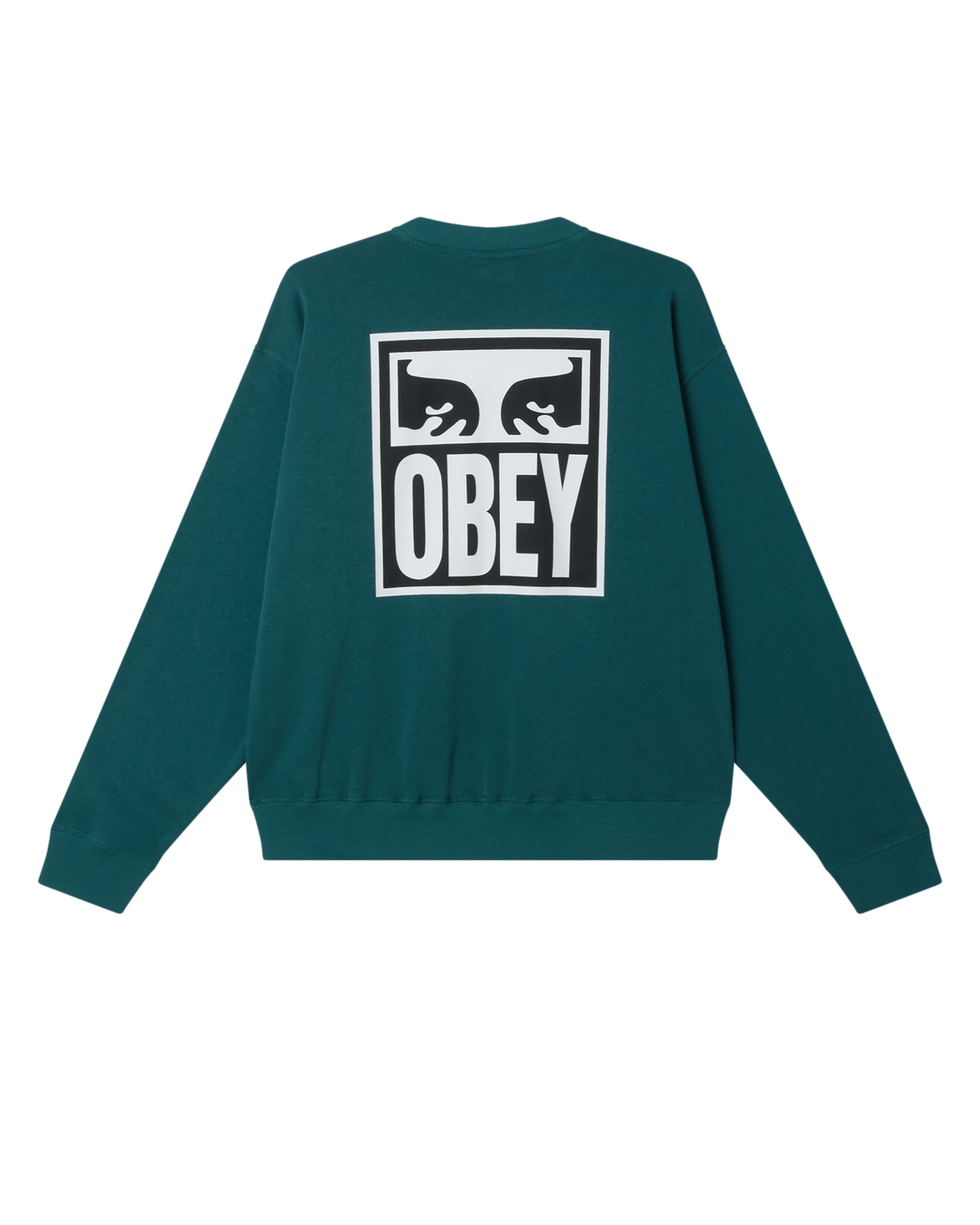 OBEY EYES ICON II CREWNECK - MEDITERRANEA