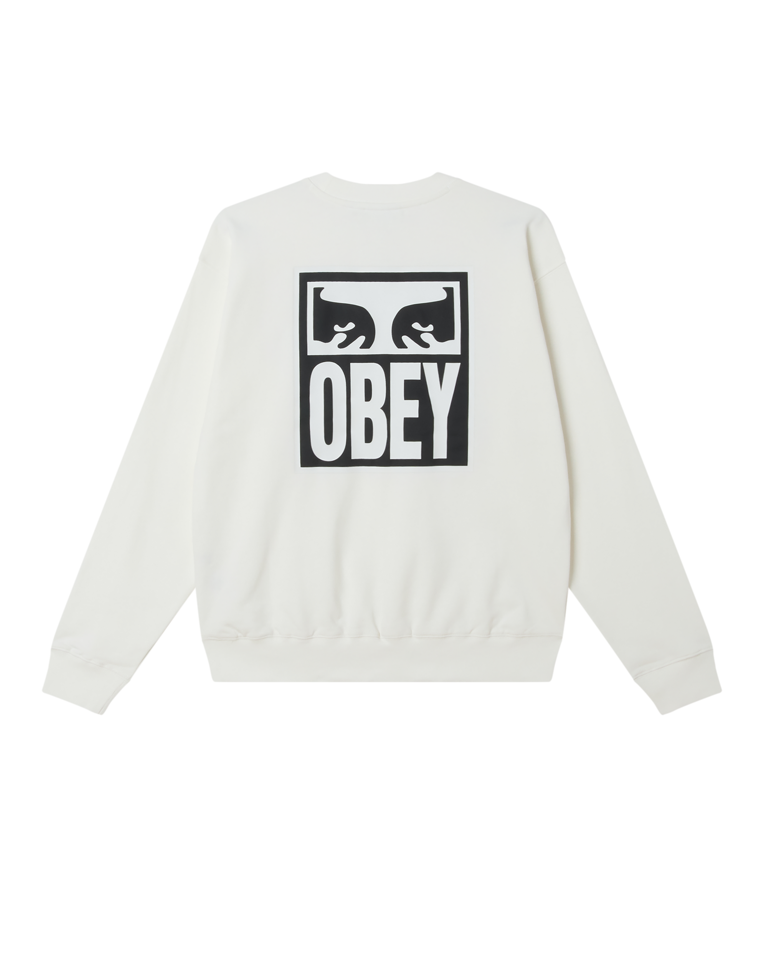 OBEY EYES ICON II CREWNECK - OFF WHITE
