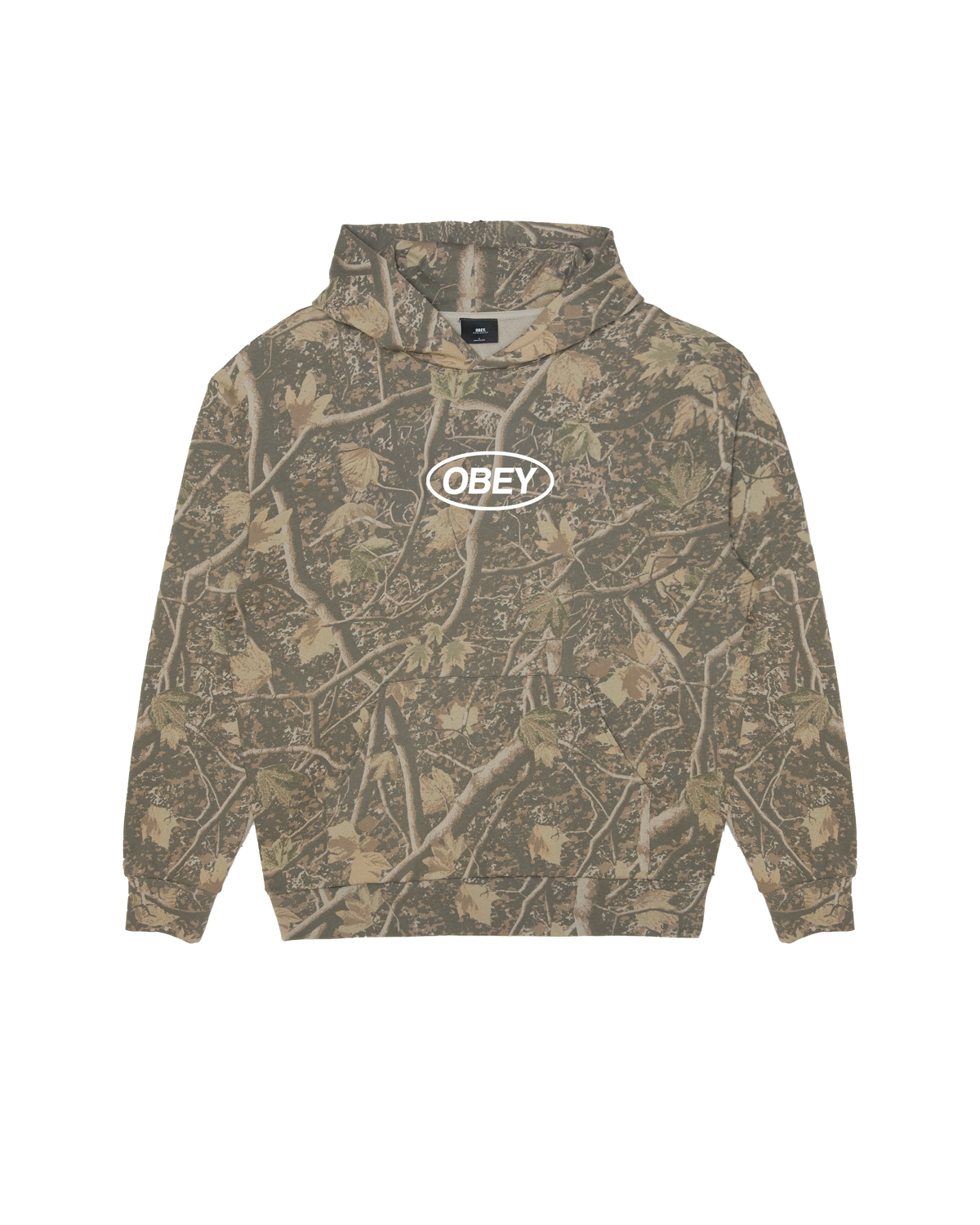 OBEY OVAL PULLOVER HOOD - DEADWOOD TREE CAMO