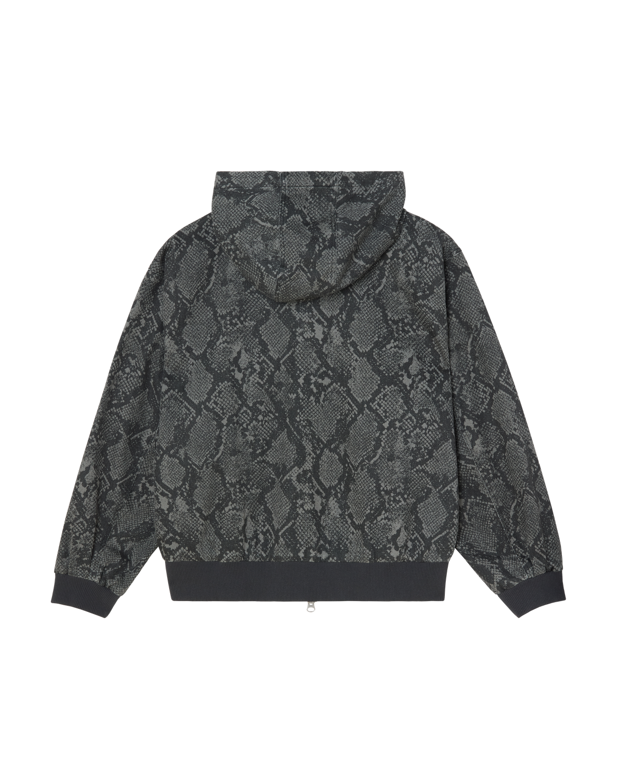 GLEN ZIP UP JACKET - GREY SNAKE