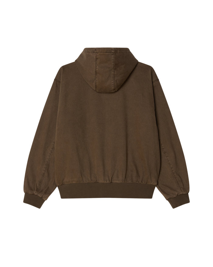 OBEY GLEN ZIP UP JACKET - WREN FADED WASH