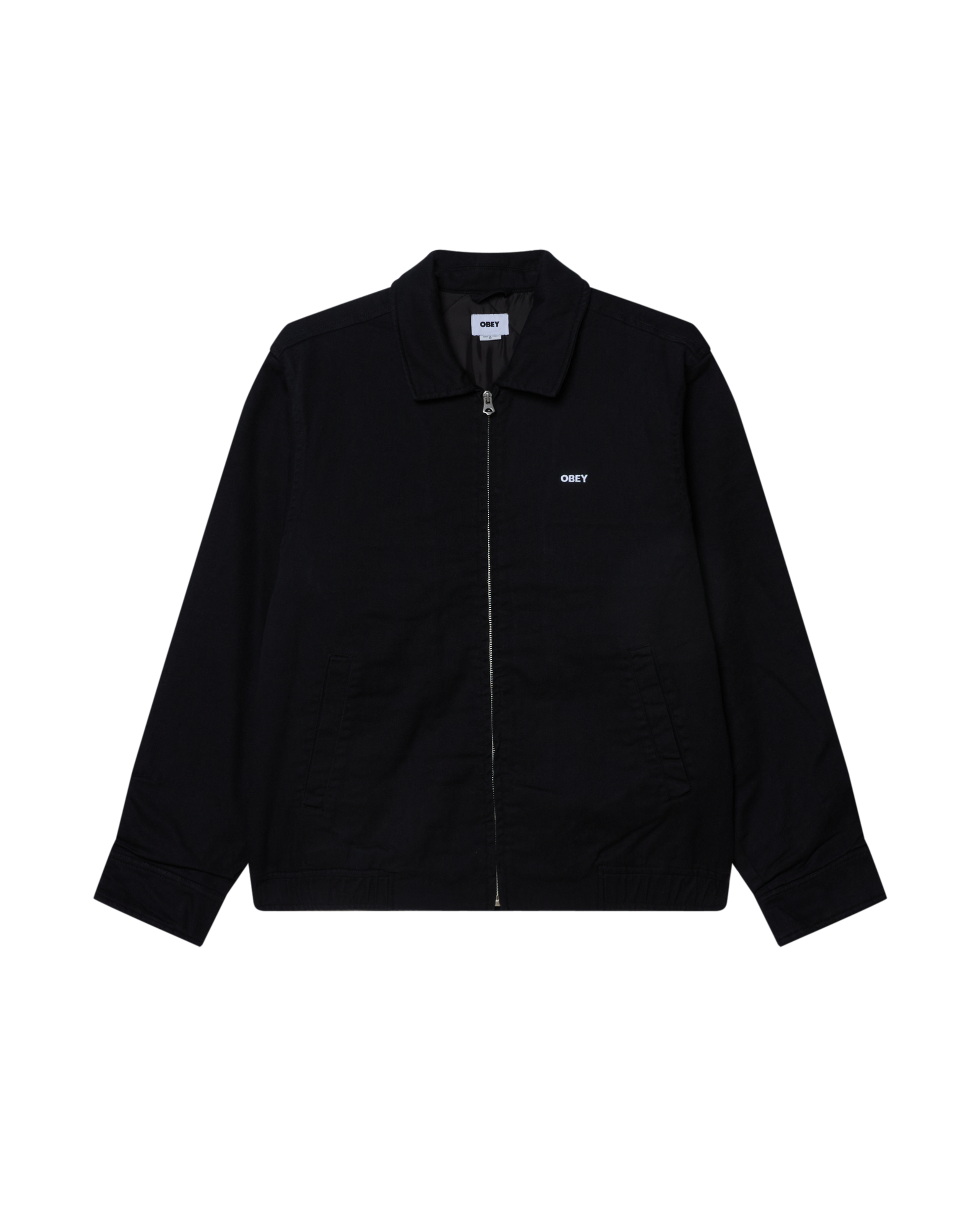 OBEY MILTON JACKET - BLACK