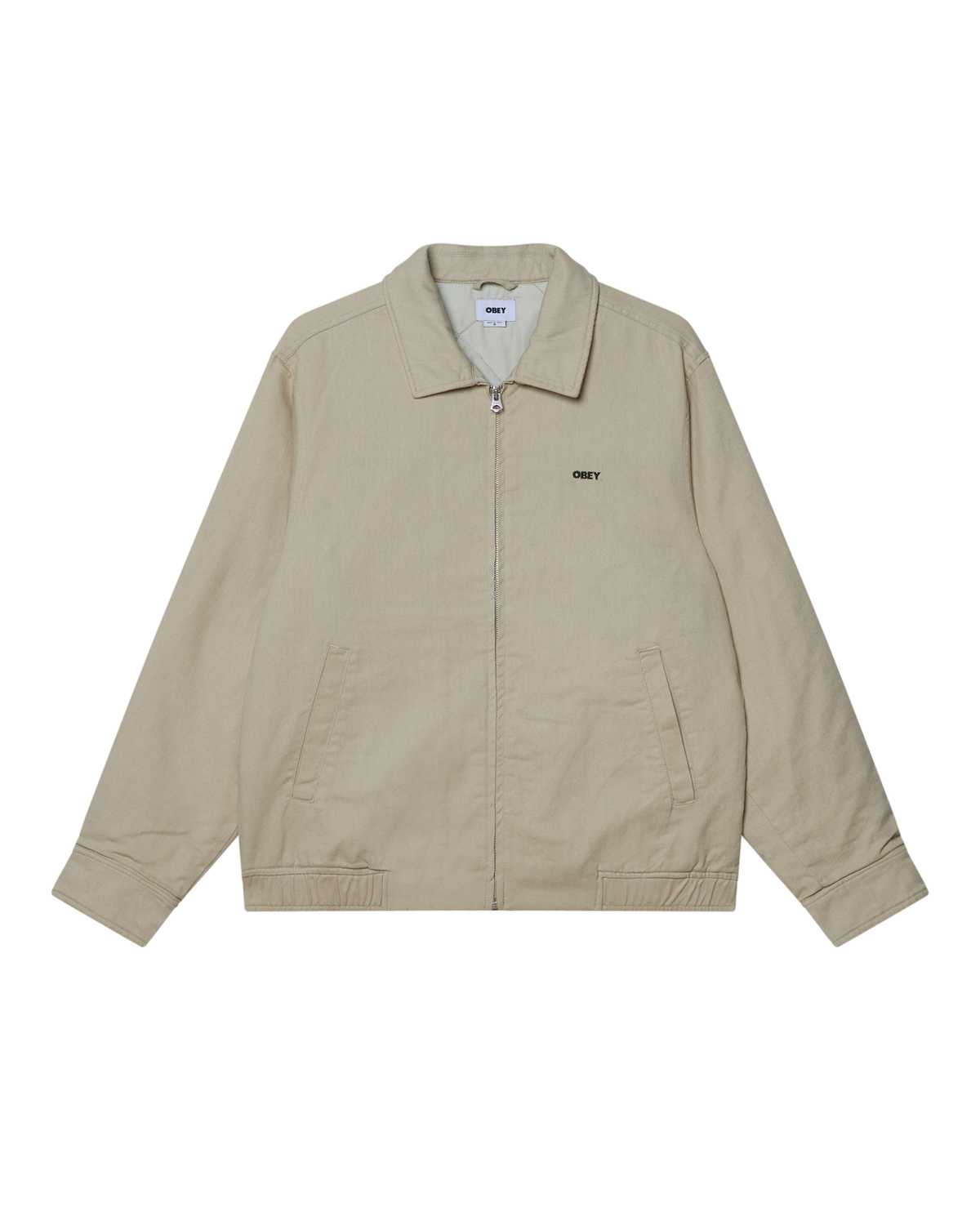 OBEY MILTON JACKET - PELICAN