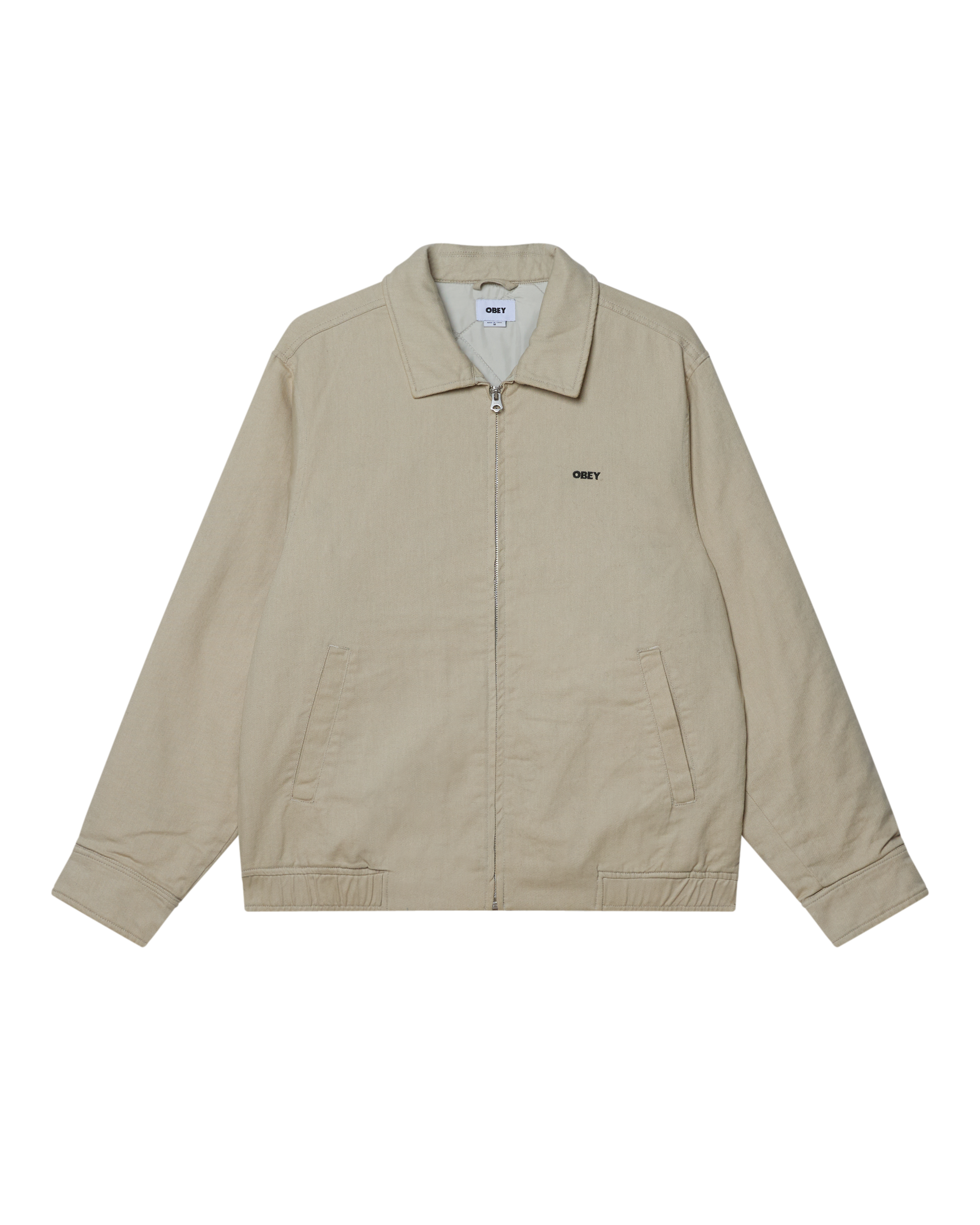 OBEY MILTON JACKET - PELICAN