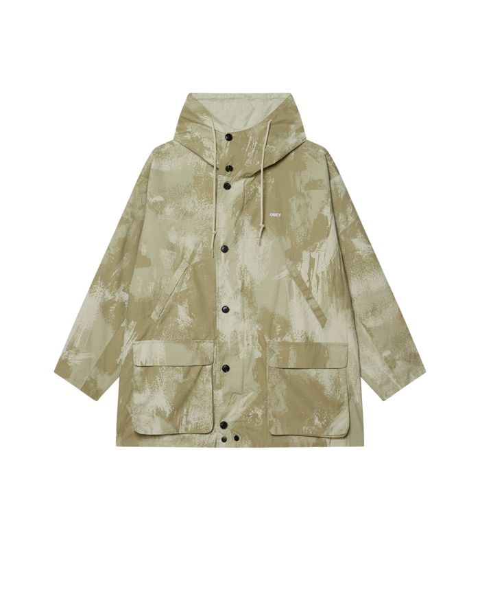 OBEY STANWOOD PARKA - BRUSHED CAMO