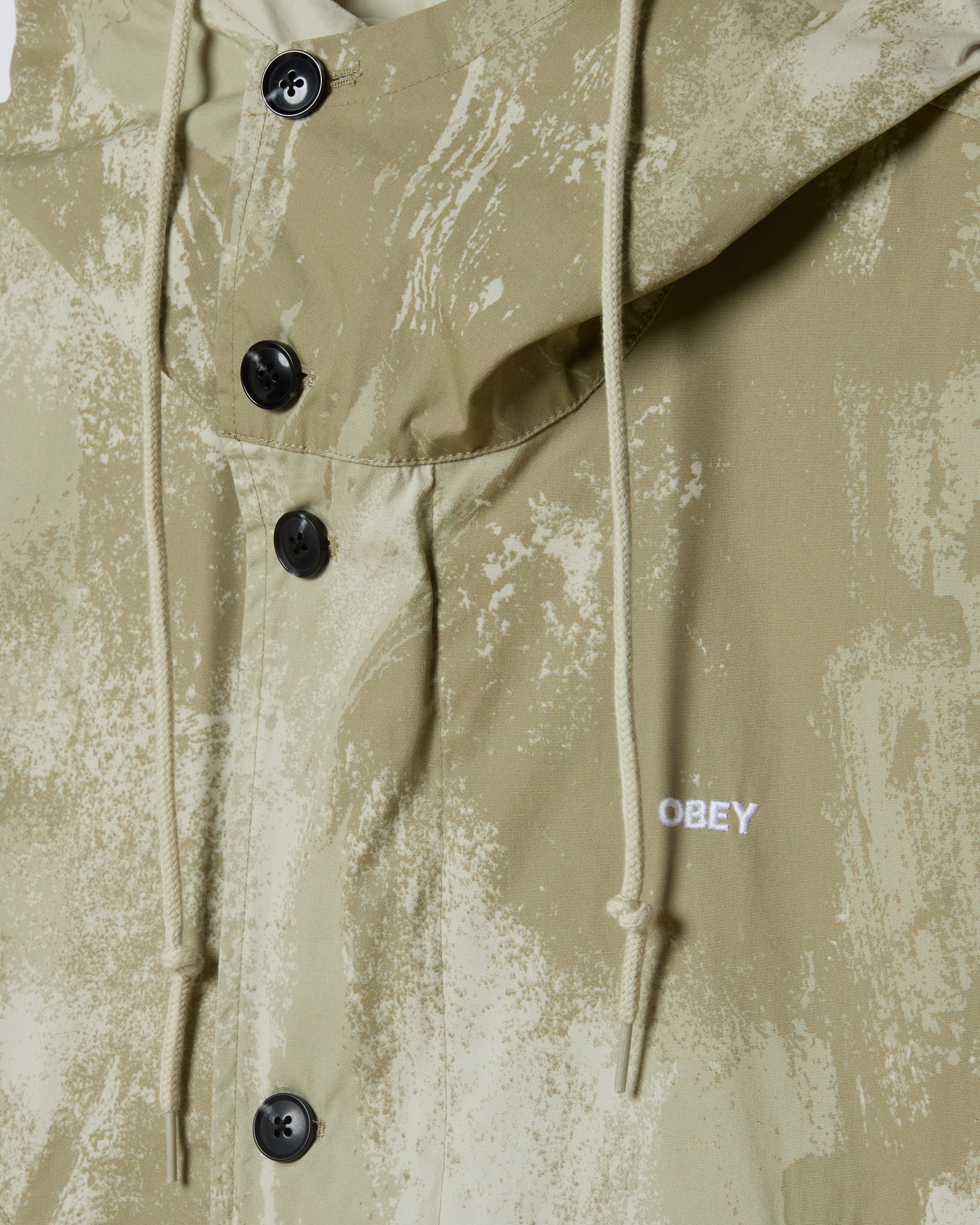OBEY STANWOOD PARKA - BRUSHED CAMO