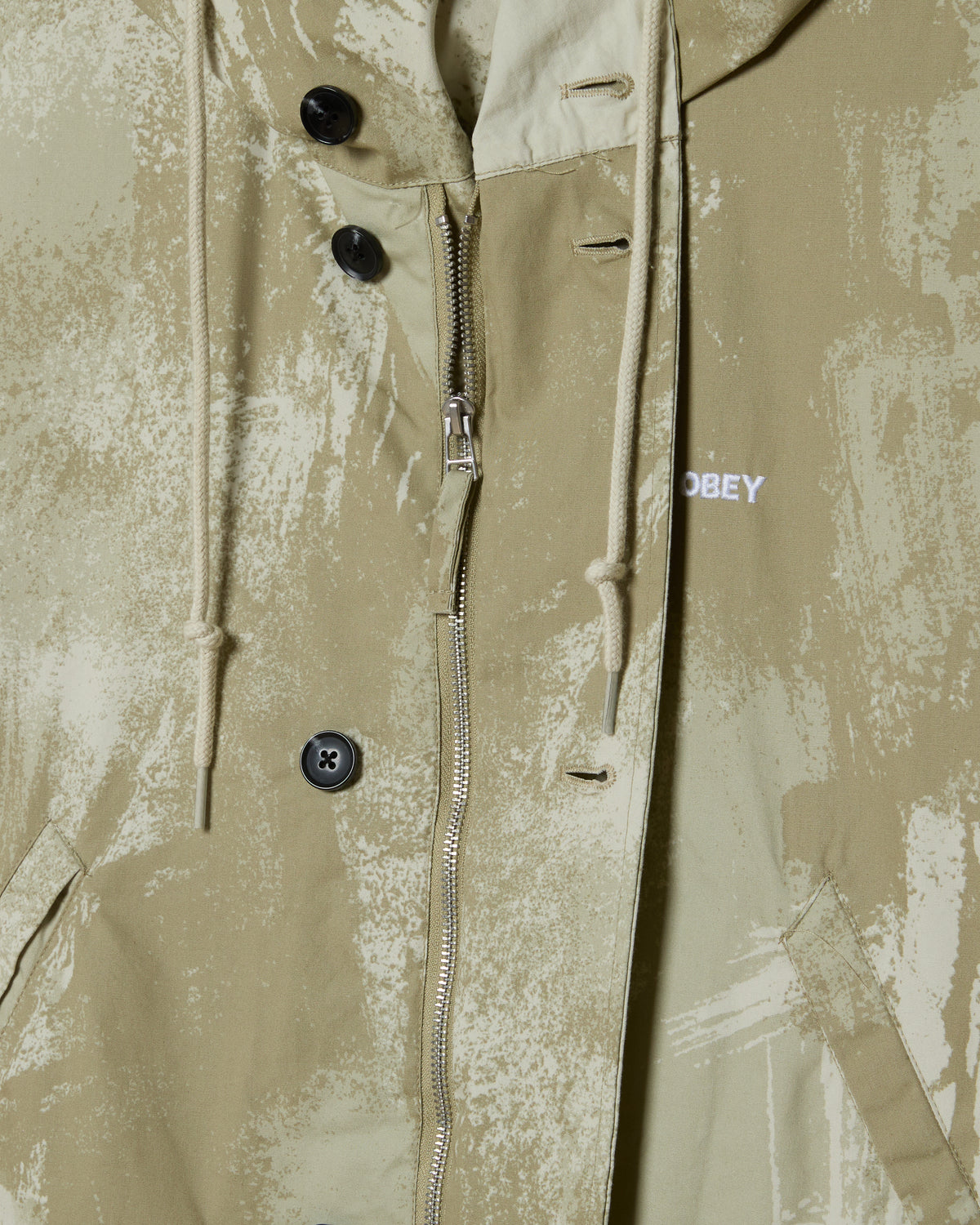 OBEY STANWOOD PARKA - BRUSHED CAMO
