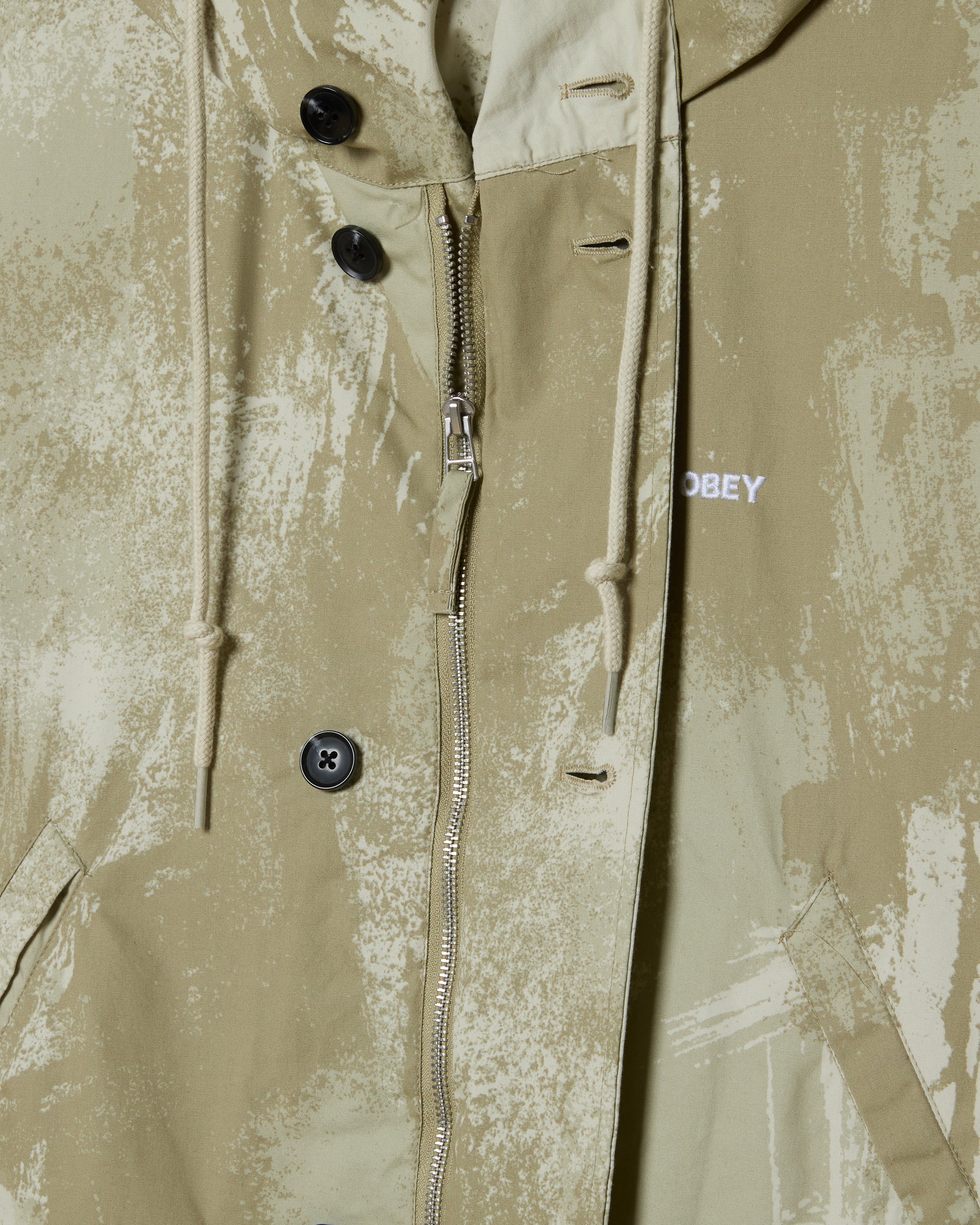 OBEY STANWOOD PARKA - BRUSHED CAMO