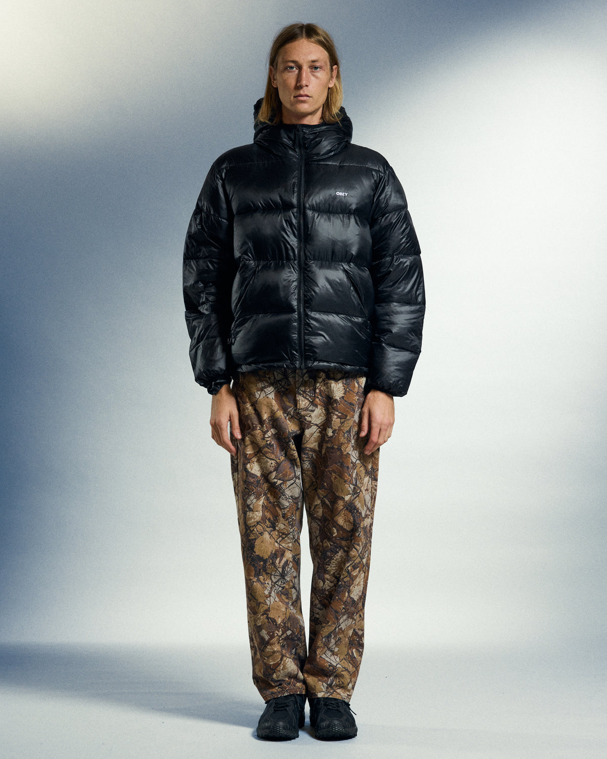 STRATUS PUFFER JACKET - BLACK