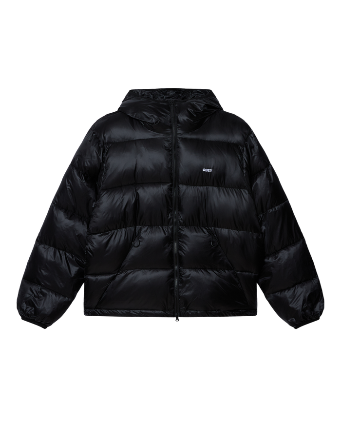 STRATUS PUFFER JACKET - BLACK