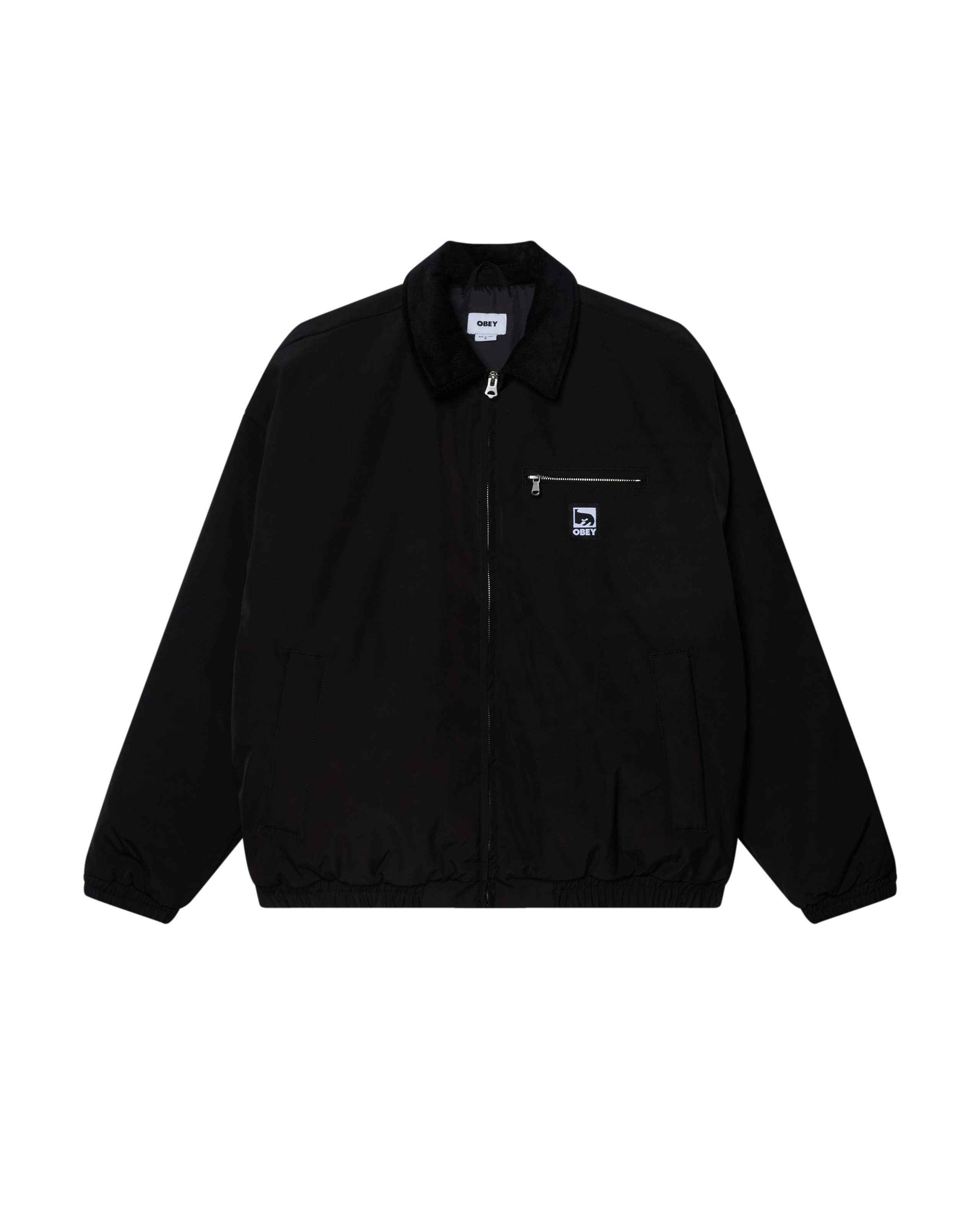 OBEY ELYSIAN JACKET - BLACK