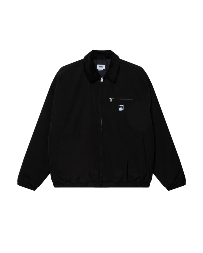 OBEY ELYSIAN JACKET - BLACK
