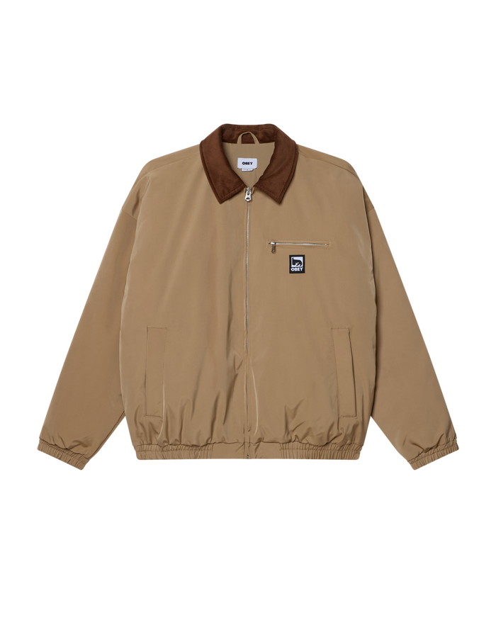 OBEY ELYSIAN JACKET - VINTAGE TAN