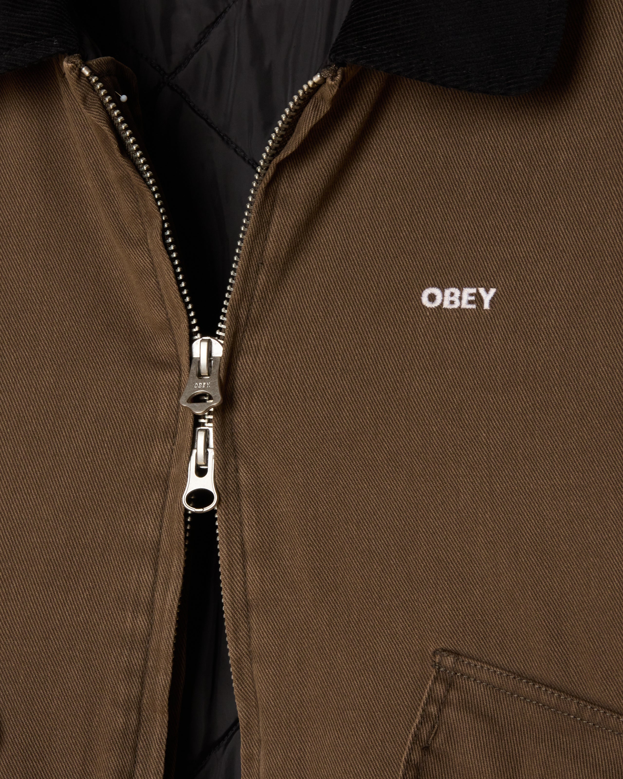 OBEY FADE WASH CWU JACKET - WREN FADED WASH