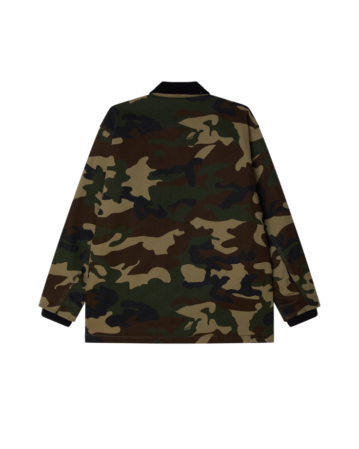 OBEY NORTON BARN COAT - WOODLAND CAMO